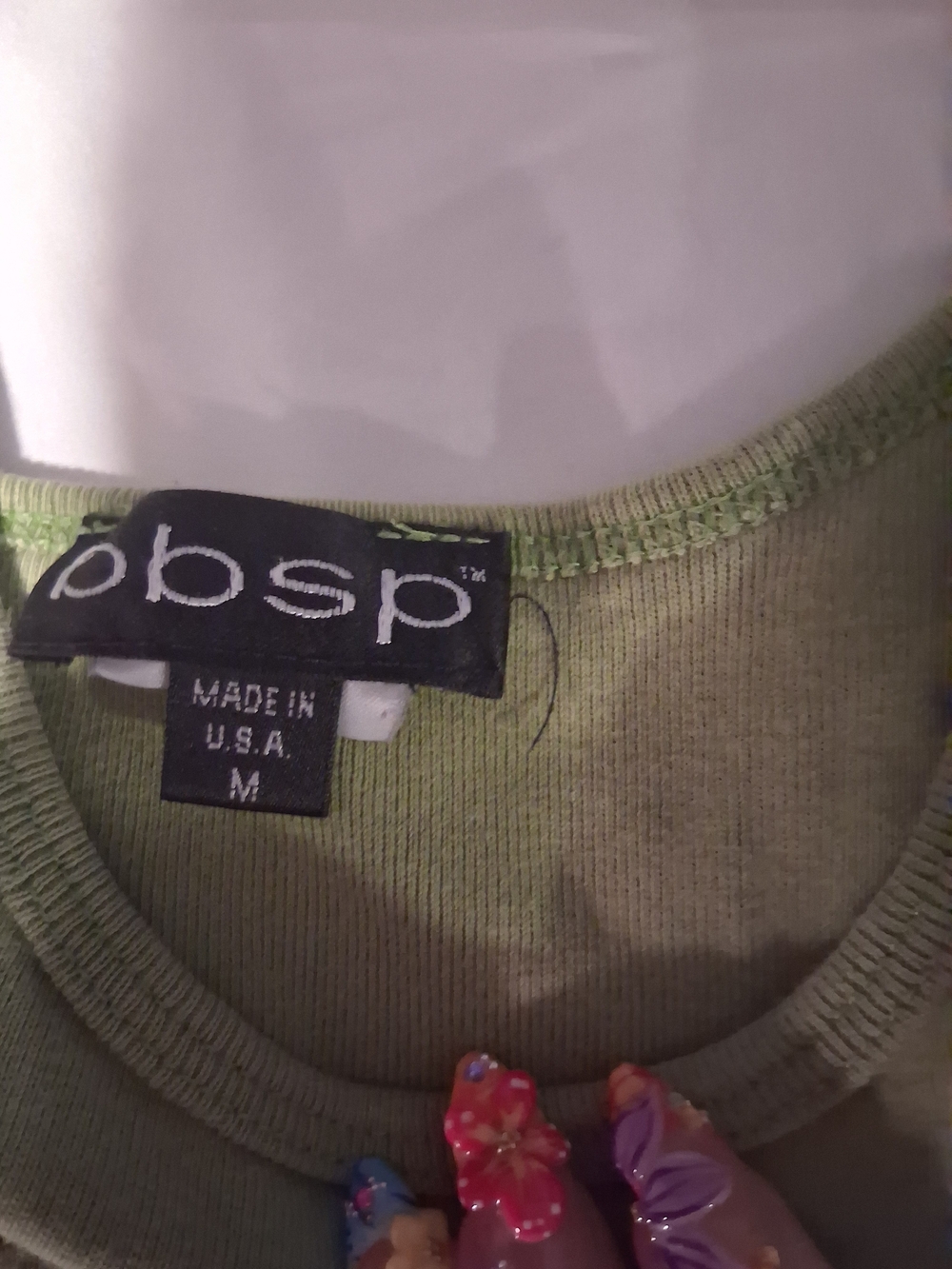 bebe Embellished Logo Tank Top - Lime Green - Picture 2 of 2